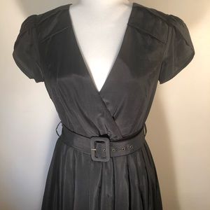 Black fit & flare Laundry dress